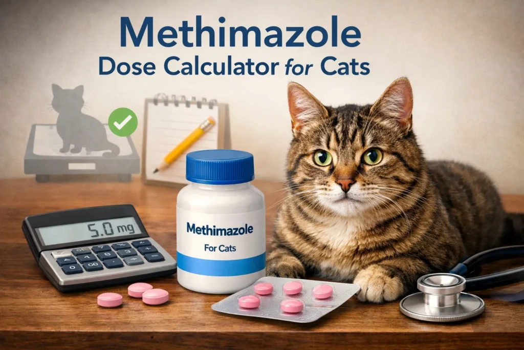 Methimazole Dose Calculator for Cats