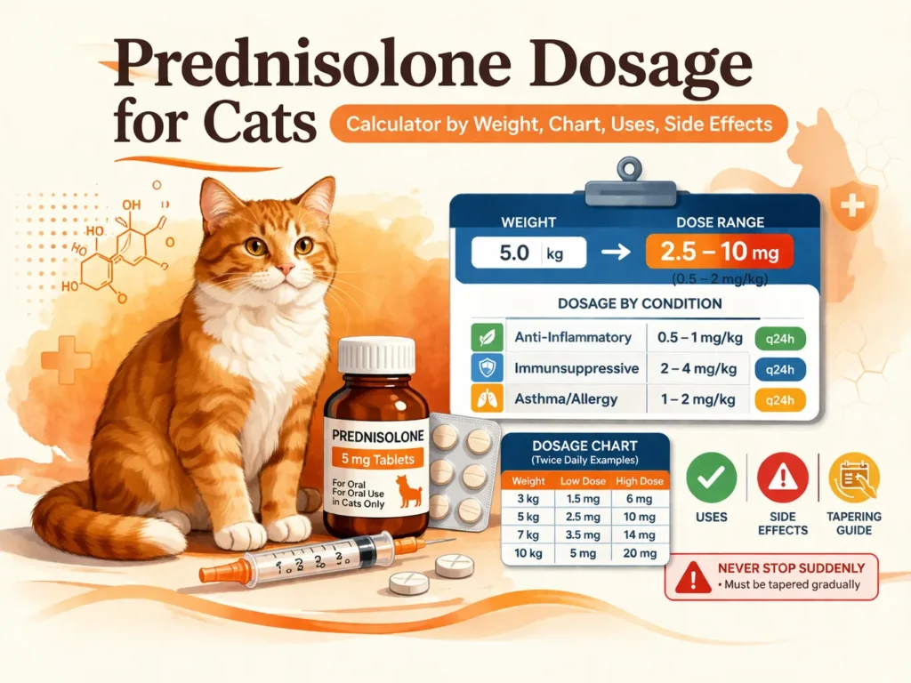 Prednisolone Dosage for Cats