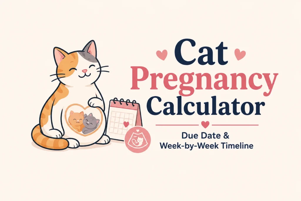Cat Pregnancy Calculator
Due Date & Week-by-Week