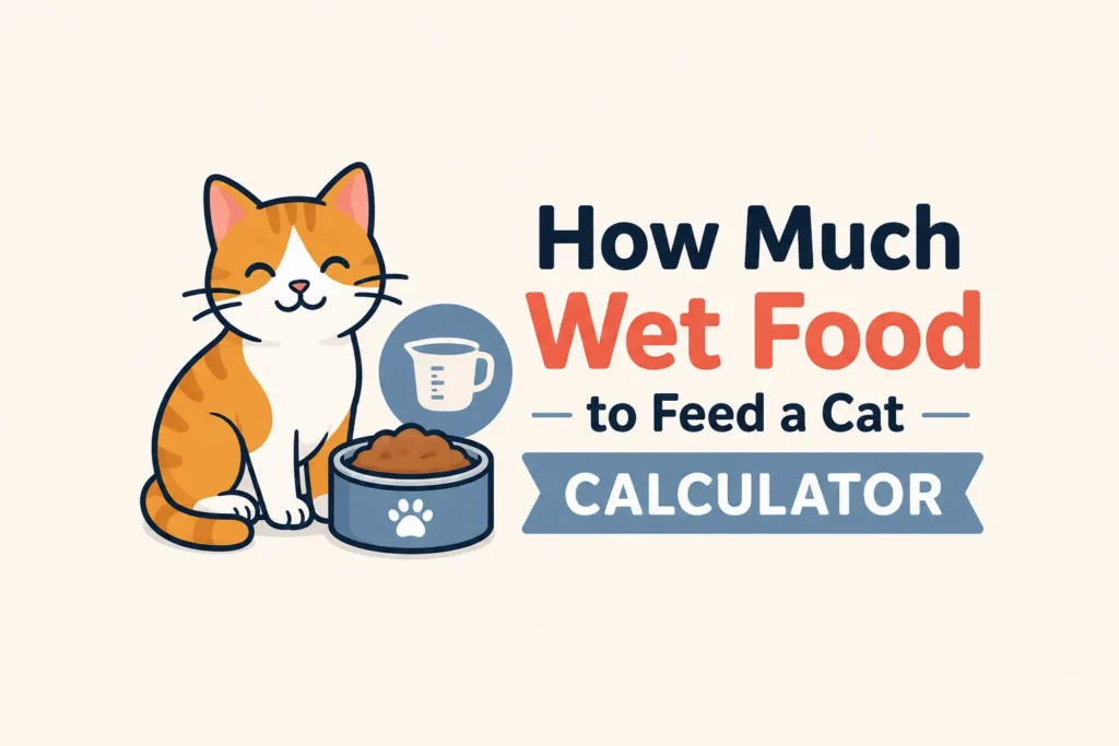 how much wet food to feed a cat calculator