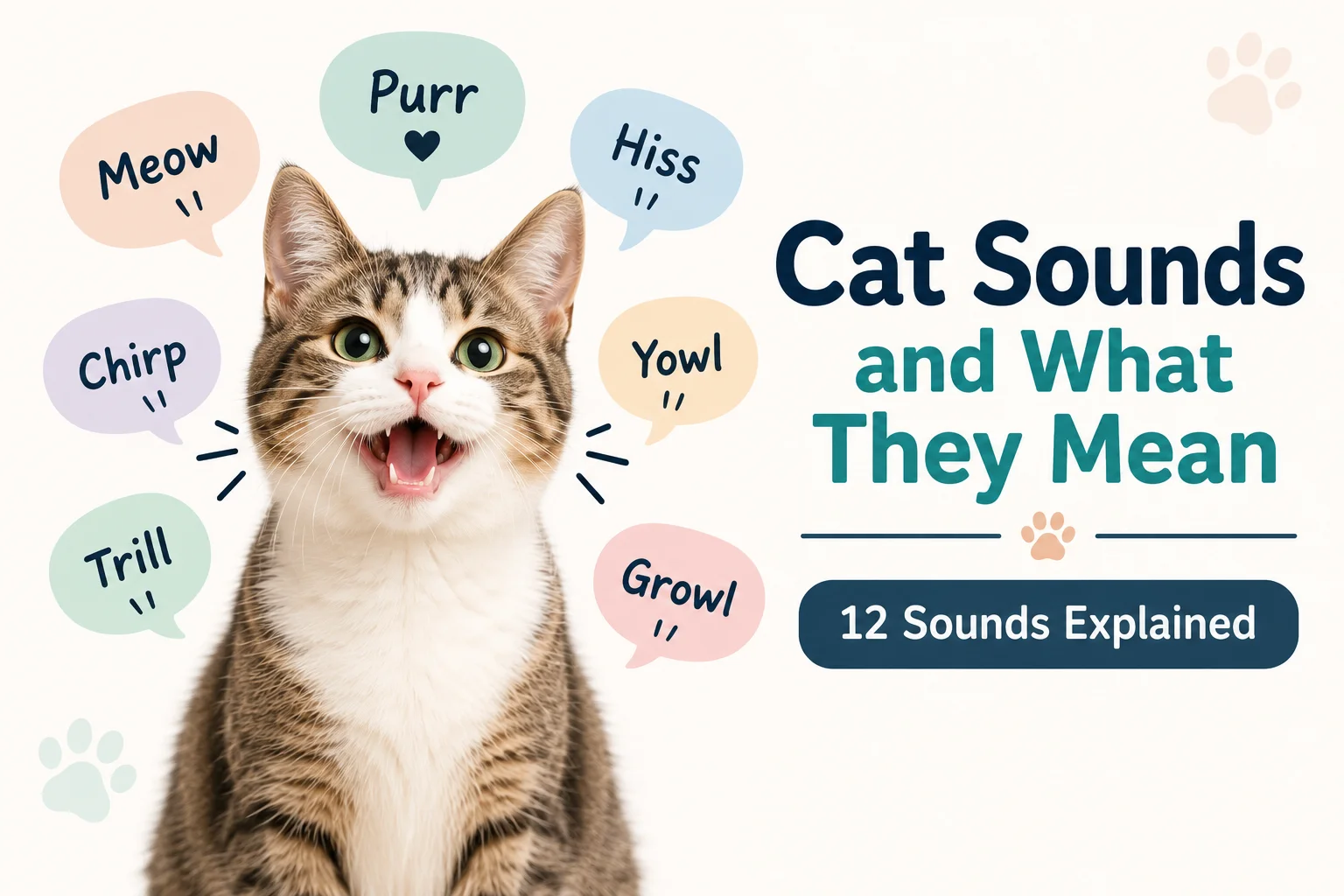 Cat Sounds and What They Mean
