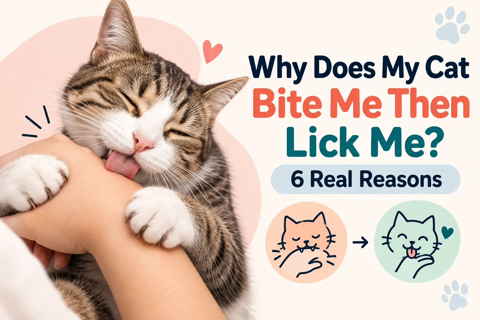 Why Does My Cat Bite Me Then Lick Me