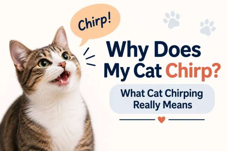 Why Does My Cat Chirp and What Cat Chirping Really Means?
